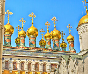 Fototapeta na wymiar Moscow, Kremlin, HDR Image