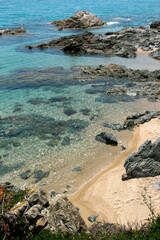 Fototapeta na wymiar Olmeto plage - Corse du Sud