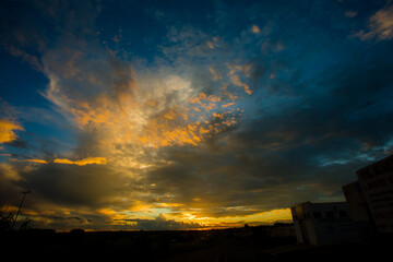 Um céu perfeito de um dia incrível!