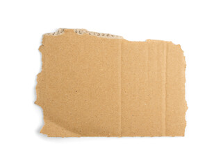 Cardboard, Carton, Ripped Kraft Paper, Wrapping Piece