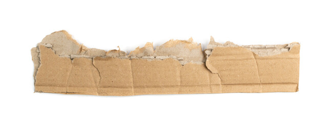 Cardboard, Carton, Ripped Kraft Paper, Wrapping Piece