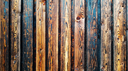 Holz Zaun Bretter Wand Scheune Verschlag hölzern dunkel braun alt verwittert schwarz abgenutzt...
