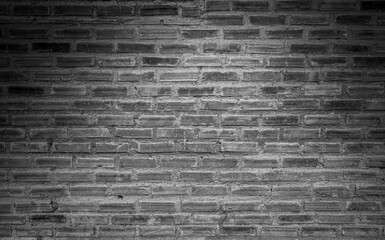 Black brick wall background