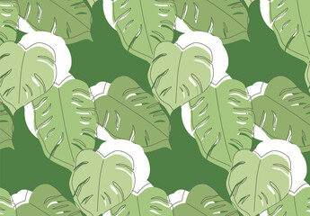 Seamless leaf Pattern