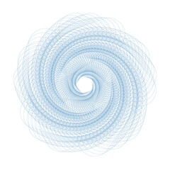 Vector Guilloche elements for certificate or diploma and currency design