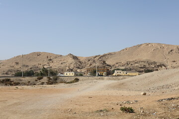 landscape in the desert