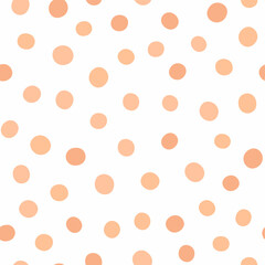 Fototapeta na wymiar Simple seamless pattern with scattered round spots. Vector illustration.