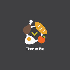 Time to Eat logo concept