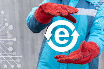 Concept of China RoHS Restriction of Hazardous Substances Compliant.