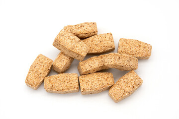 vitamins for children, such as jelly candies on a white background. vitamins in a jar on white