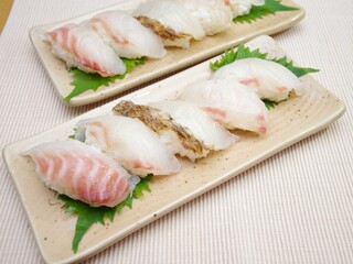 白身魚のにぎり寿司