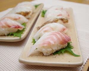 白身魚のにぎり寿司