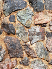 Textura de piedras/rocas. Fondo de rocas. Muro
