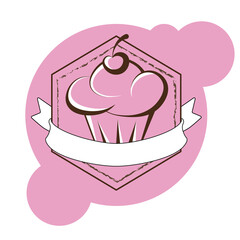 cupcake with cherry