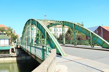 Antique metal bridge 
