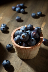 Blueberries close up