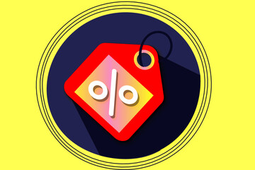 illustration of sale eticet