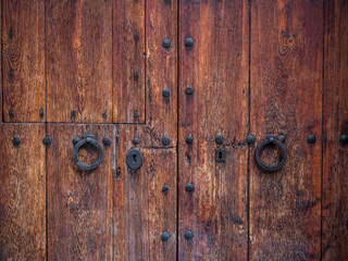 old wooden door
