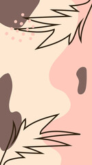 brochure, annual report and cover design templates for beauty, spa, wellness, natural products, cosmetics, fashion, healthcare