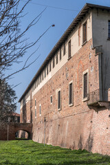 western side of Visconteo castle, Bereguardo
