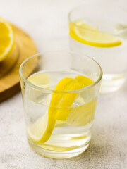 Fresh lemon water
