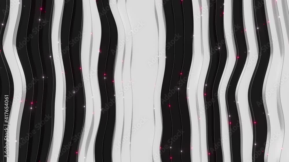 Poster abstract background from a wavy stepped surface. white and black steps. abstract background for busi