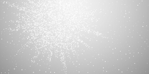 Magic stars Christmas background. Subtle flying sn