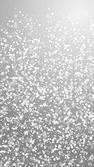 Magic stars Christmas background. Subtle flying sn