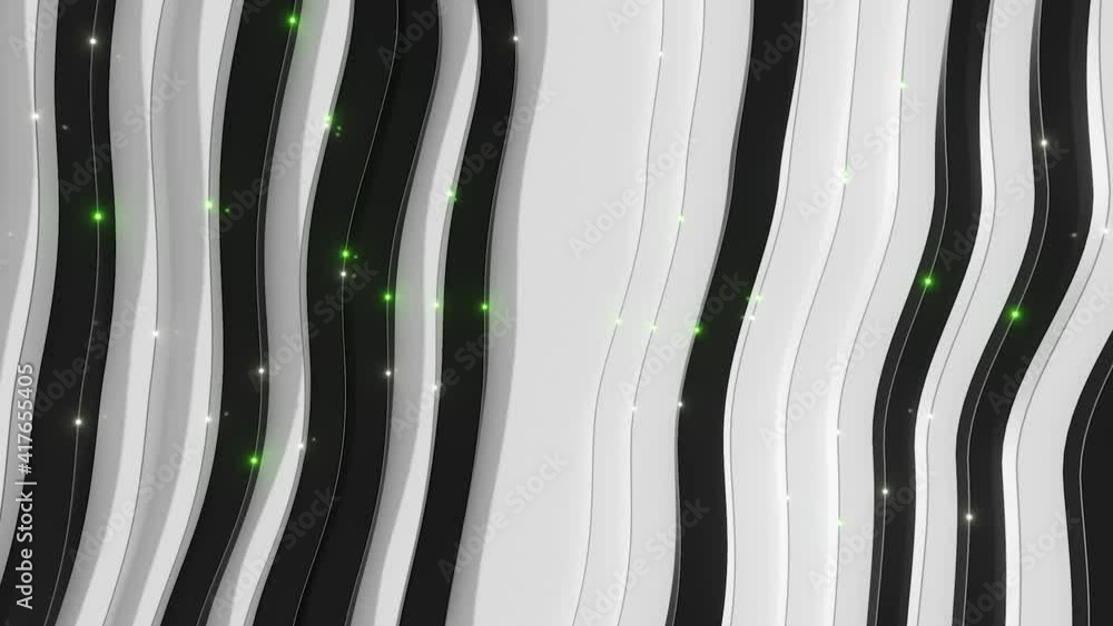 Poster abstract background from a wavy stepped surface. white and black steps. abstract background for busi