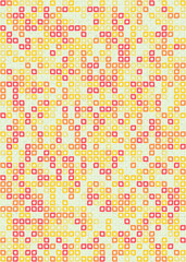 Abstract Geometric Pattern generative computational art illustration
