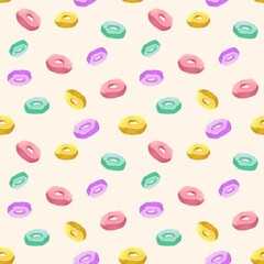 Сandy seamless pattern for textiles and packaging