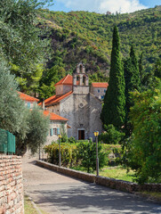 Obraz premium Praskviсa Monastery. Church of St. Nicholas. Montenegro. A monastery for men