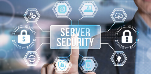 Internet, business, Technology and network concept. Cyber security data protection business technology privacy concept