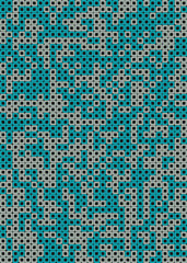 Abstract Geometric Pattern generative computational art illustration