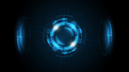 Technology background vector illustration.