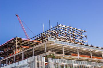 New Construction Of Commercial Multi Story Building