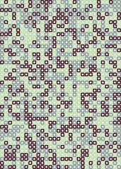 Abstract Geometric Pattern generative computational art illustration