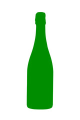 Illustration of a bottle of Champagne
