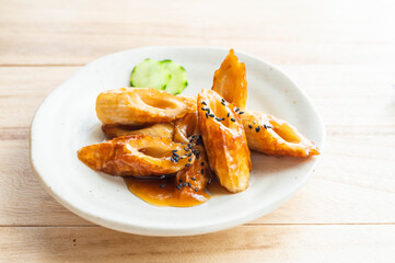 ちくわのあんかけ