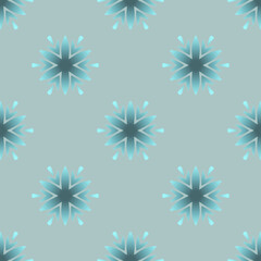 Classic Pattern Ornament with gradient. Seamless Geometric Pattern  for Design, Wallpaper, Fashion Print, Trendy Decor, Home Textile, Retro Decor. Vector.