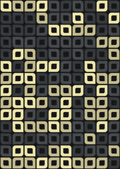 Abstract Geometric Pattern generative computational art illustration