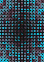 Abstract Geometric Pattern generative computational art illustration