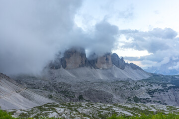 Fototapeta na wymiar Dolomites Tre Cime