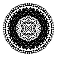 Triangular Mandala background texture image