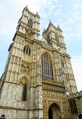 Fototapeta na wymiar Westminster Abbey in London, England, UK. UNESCO World Heritage Site since 1987