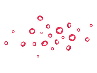 Like icons composition on white background. Social media elements. Counter notification border. Social network. Comment and follower symbol. Emoji reactions. Vector illustration