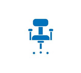 Office armchair icon vector design template