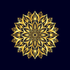 Abstract Luxury mandala with floral Background for greeting card, invitation, and tattoo template