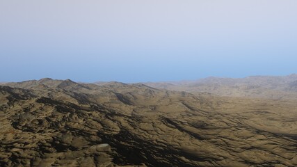 science fiction wallpaper, cosmic landscape, realistic exoplanet, abstract cosmic texture, beautiful alien planet in far space, detailed planet surface, 3d render