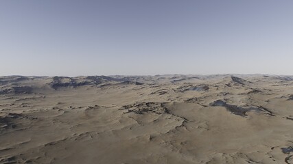 science fiction wallpaper, cosmic landscape, realistic exoplanet, abstract cosmic texture, beautiful alien planet in far space, detailed planet surface, 3d render